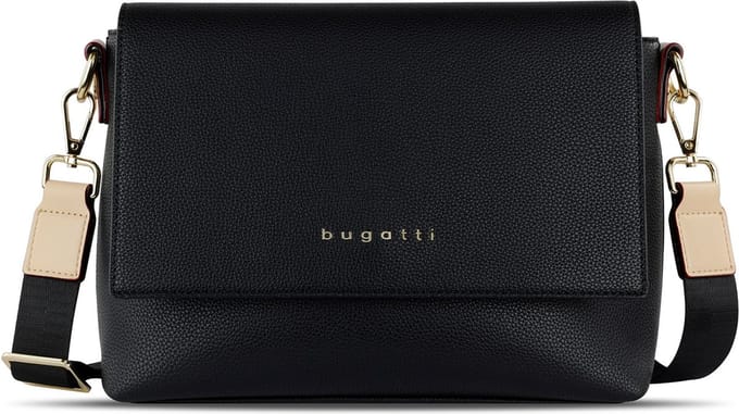 bugatti Schoudertas Ella Shoulder Bag Black Zwart