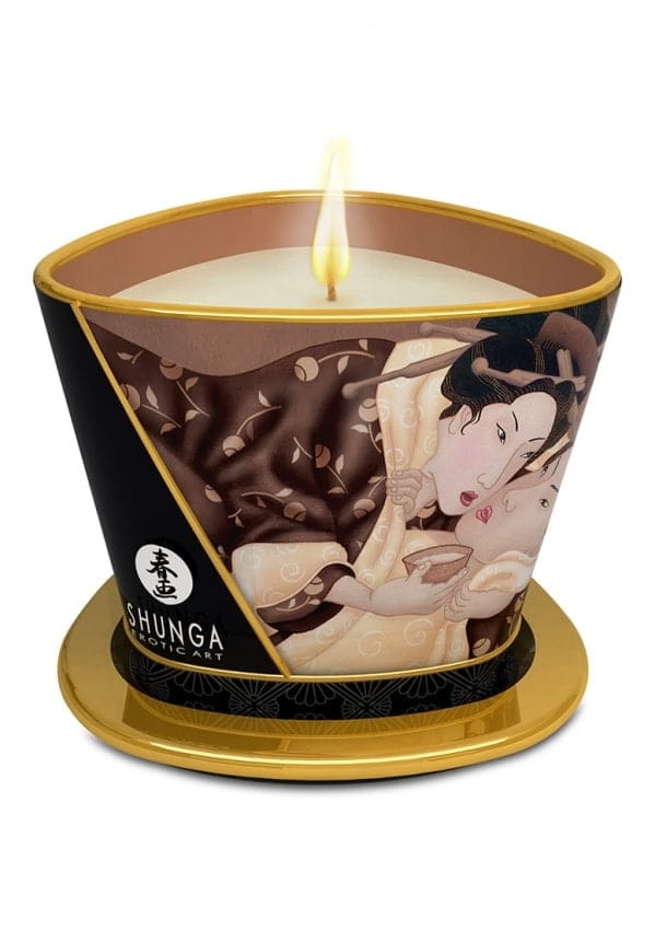 Shunga - Massagekaars Excitation & Intoxicating Chocolade