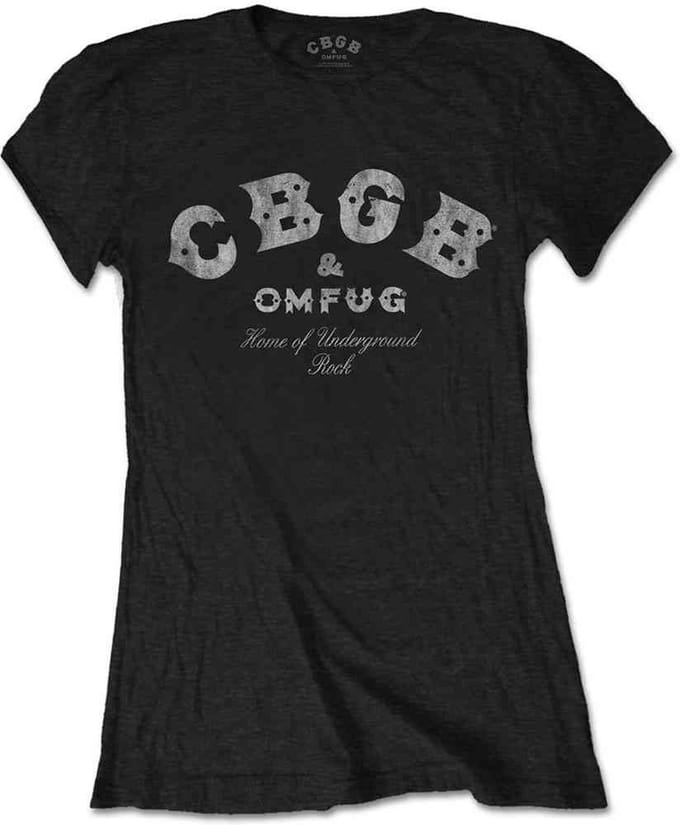 CBGB - Classic Logo Dames T-shirt - XS - Zwart
