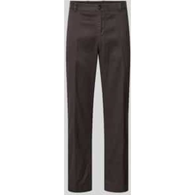 Linnen broek met Franse steekzakken model 'River'
