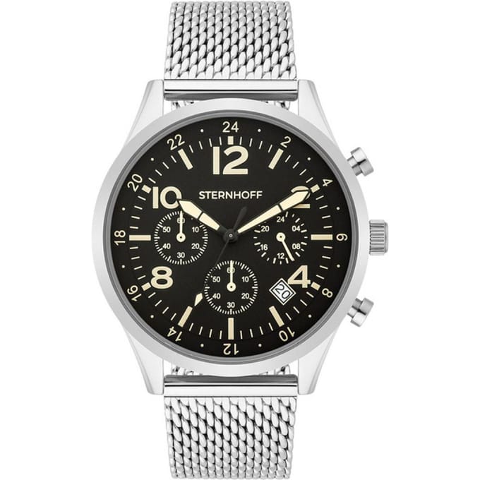 Sternhoff ST800 Chronograaf Staal Mesh | 10050105