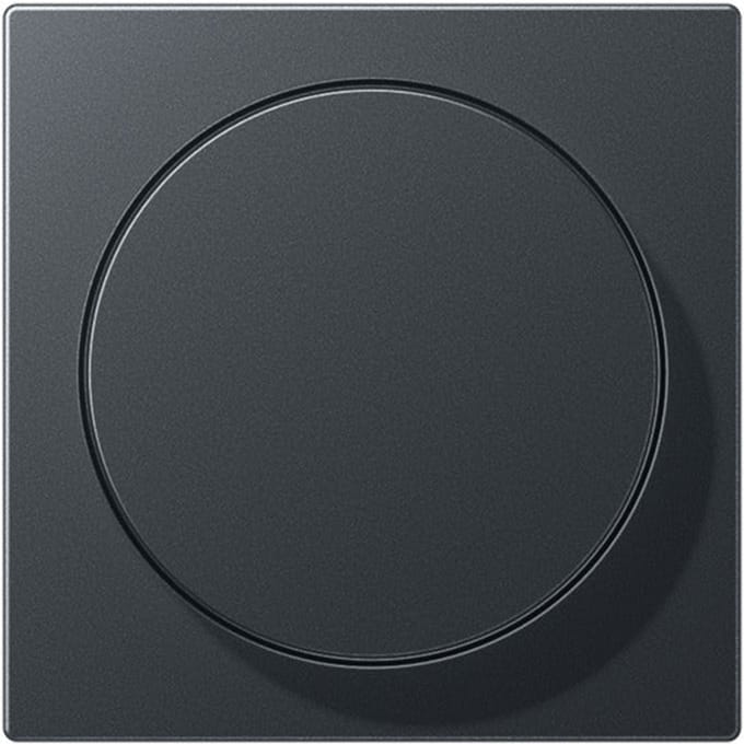 Jung A Range Rotary Dimmer Afdekking Matt Antraciet - A1740BFANM