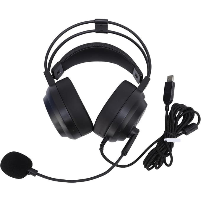 Over-Ear Koptelefoon Adaptieve Dubbele Balkstructuur Comfortabele Bedrade Headset met Microfoon voor