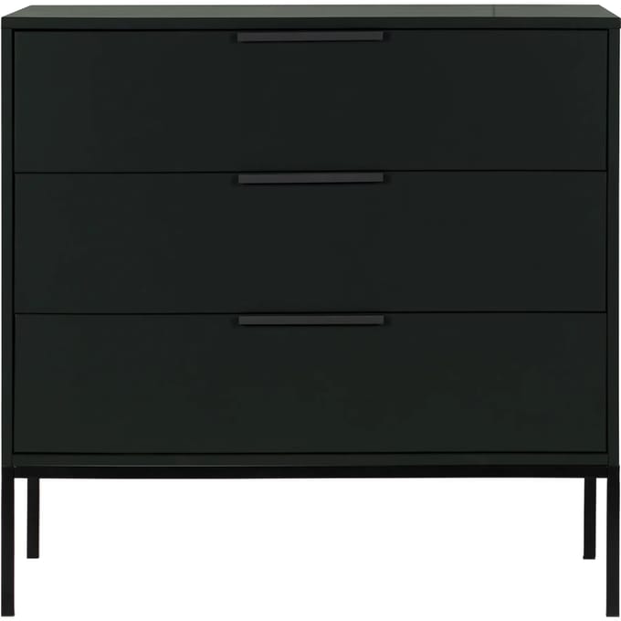 WOOOD Adam Ladekast - Grenen - Zwart - 93x94x52