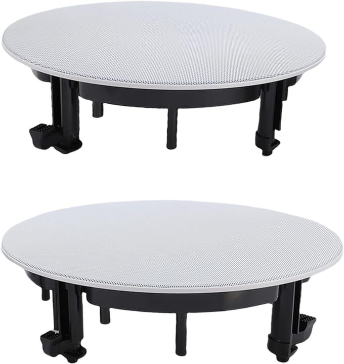 Speaker Grilles - Beschermhoezen - Geluidskwaliteit Behoud - Magnetisch Ontwerp - 280mm Diameter - Wit