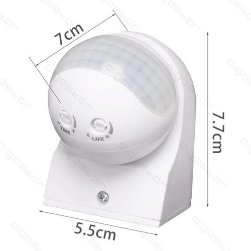 LED Bewegingssensor Opbouw - Pir Infrarood - 230V (Max 400W)