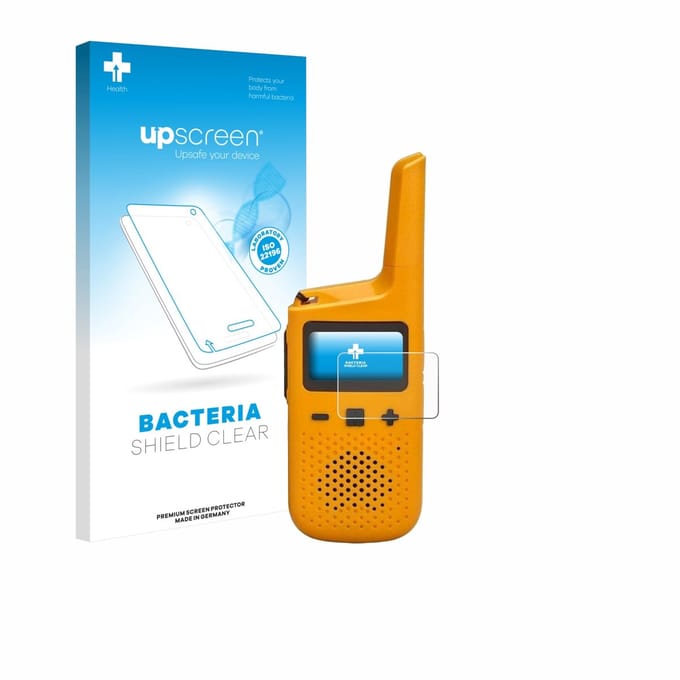 upscreen - Screenprotector voor Motorola Talkabout T72 - Folie Beschermfolie transparant antibacterieel