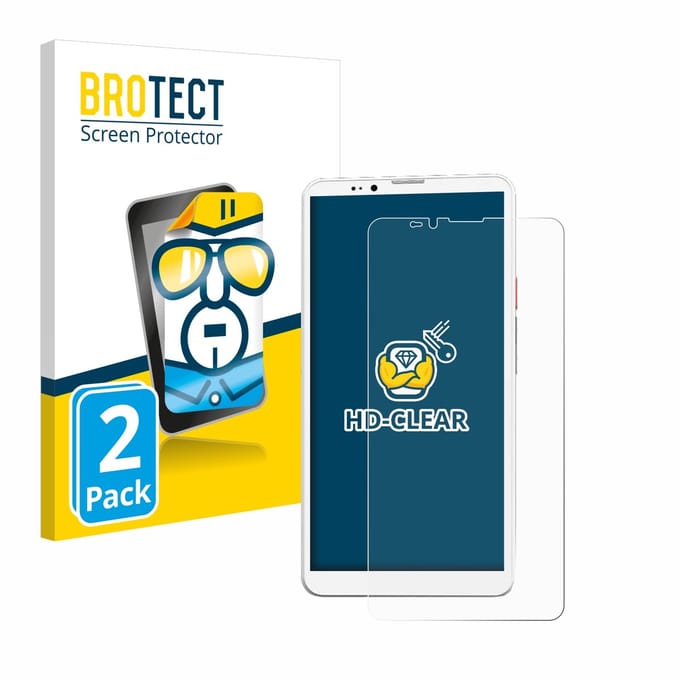 BROTECT - Screenprotector voor Bigme Hibreak Pro - Folie Beschermfolie transparant 2 Stuks