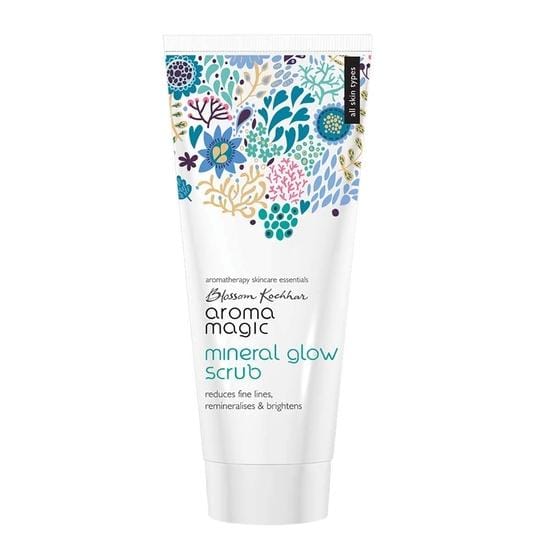 Aroma Magic Mineral Glow Scrub | Exfolie, réduit les ridules, illumine et booste l'hydratation | Avec cire d'abeille, glycérine végétale - 100ml white
