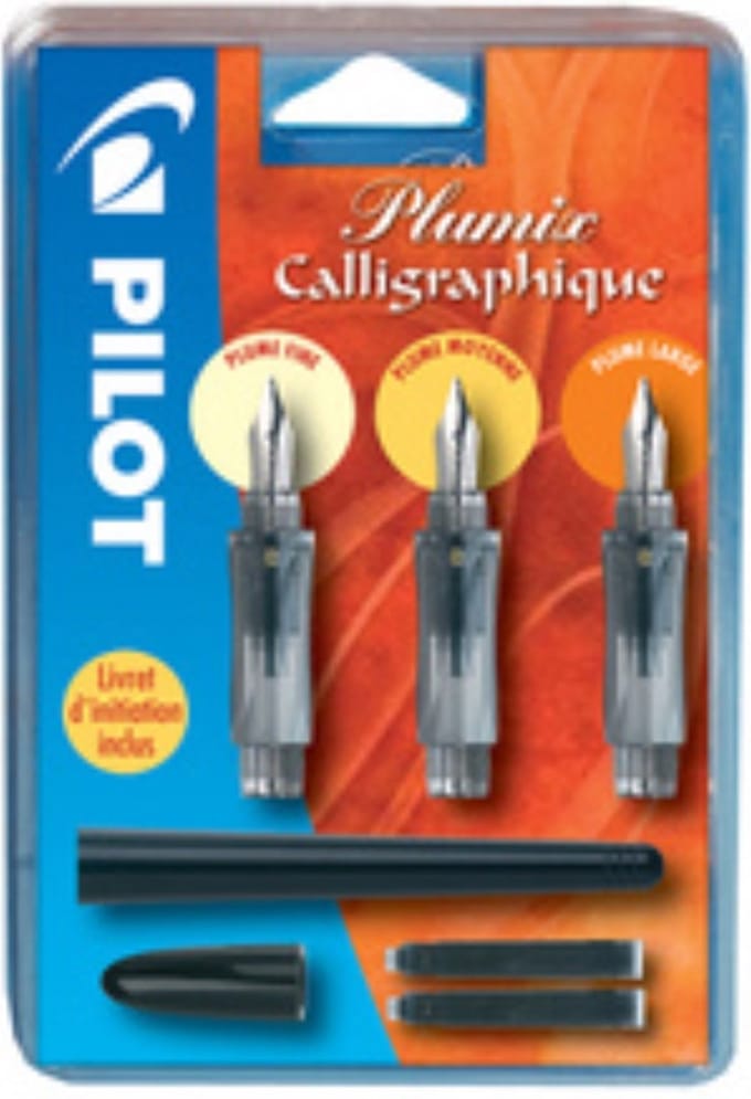 PILOT Kalligraphie-Füllhater Plumix, 3er Set