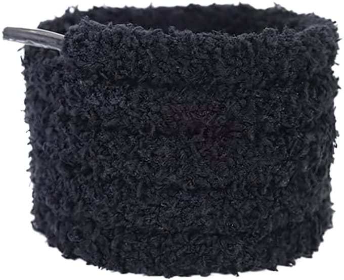 The Kicks Don Fluffy Veters 140 cm - Zwart - Pluche