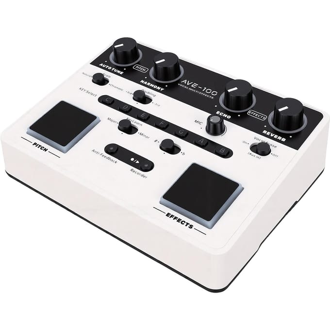 Vocale Effecten Processor met Auto Pitch Harmonische Vocal Eraser Looper OTG Geluidsinterface Home Studio Opname voor