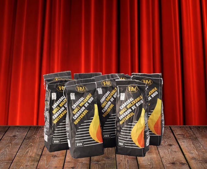 THM Houtskool 8 stuks x 2 kg – FSC® gecertificeerd