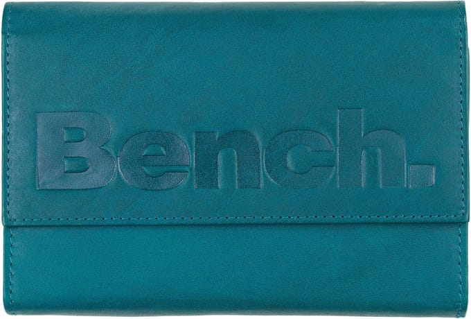 Bench Wonder Portemonnee Leer 15 cm - Dames - Horizontaal - petrol