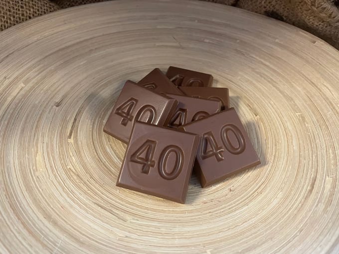 Callebaut - Chocolade cijfers 40 - Melk chocolade - 32 stuks