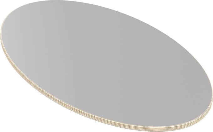 Tafelblad Multiplex - Werkblad Plaat - Projecten Maken - Krasbestendig Oppervlak - 60x50 cm - Grijs