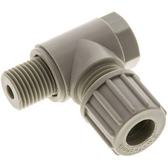10x8mm & G1/4'' PP L-Vorm Knelfitting Buitendraad Banjo Bout 10bar