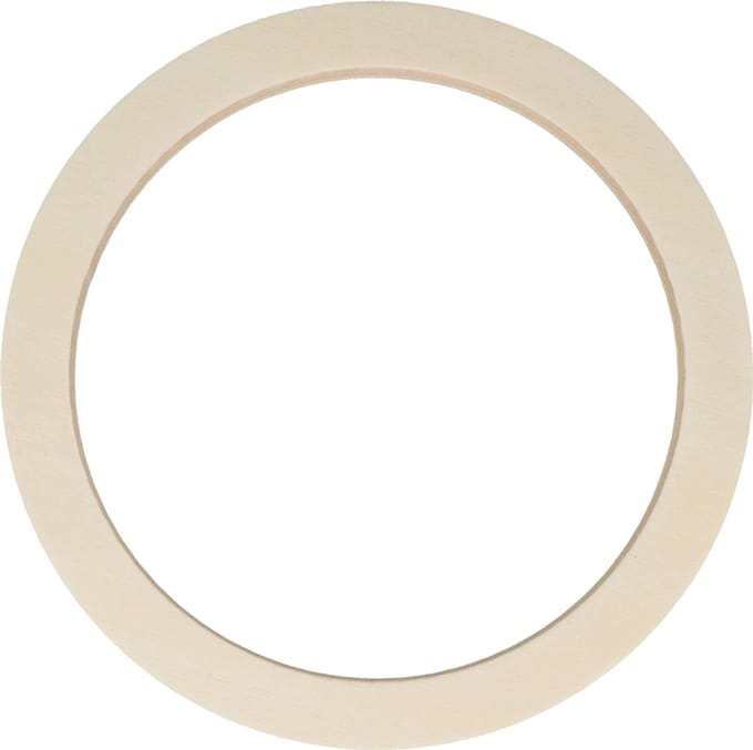 Ronde houten silhouet - 16 cm - Artemio
