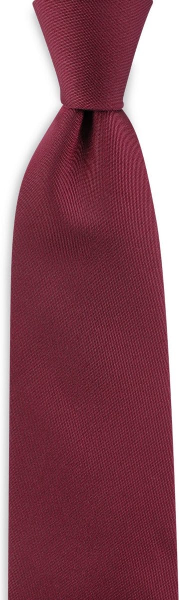 JB Collection - Stropdassen - stropdas bordeauxrood smal - bordeauxrood