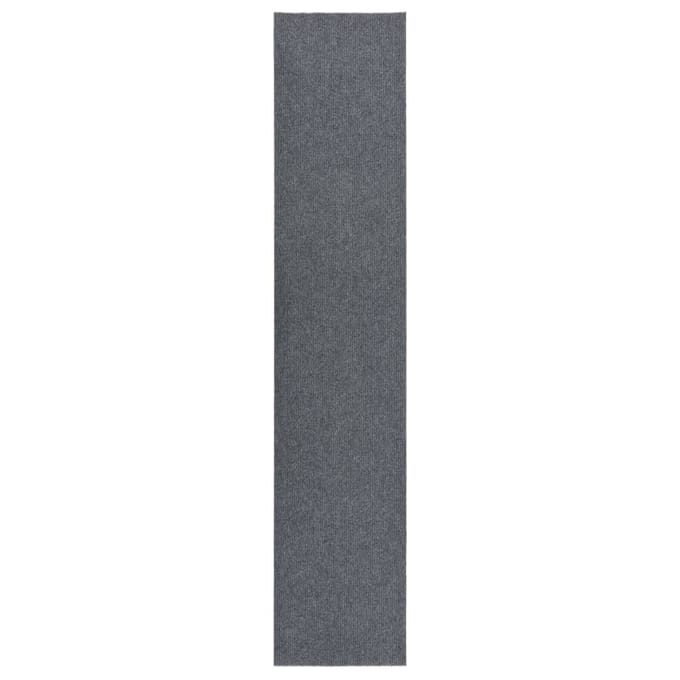 vidaXL - Droogloopmat - 100x500 - cm - grijs