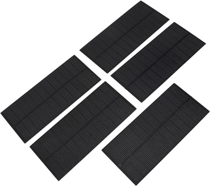 Zonnepaneel - Draagbaar Opladen - Buiten Activiteiten - Weerbestendig ETFE - 5W Vermogen - Zwart