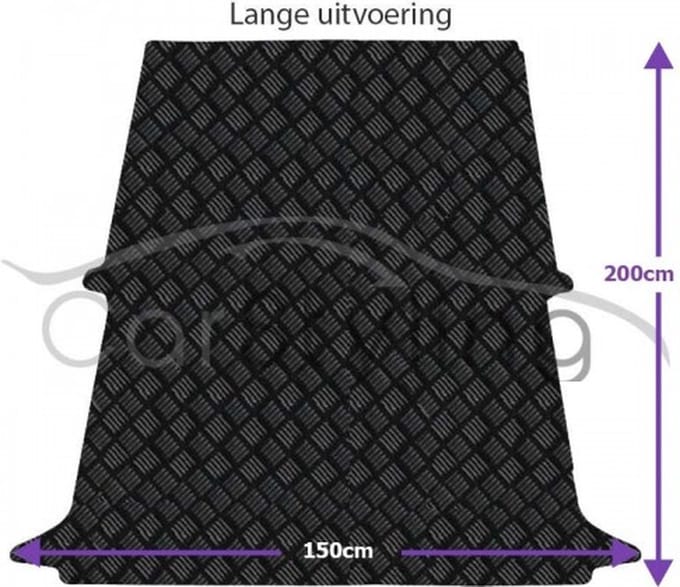 Laadvloermat Mercedes Citan verlengde uitvoering 2012-heden