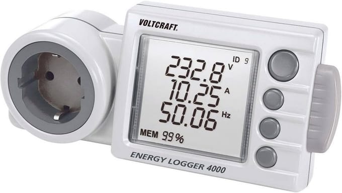 Energiekosten Meter met Dataregistratie en Kostenprognose