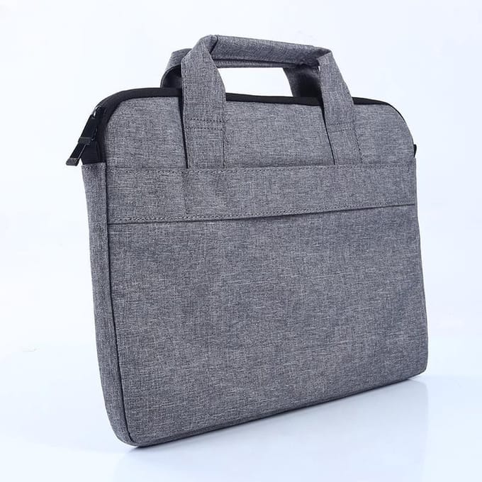 LuxeBass H521 aktetas Laptop Schoudertas 13.3 inch Notebook Tas Grijs