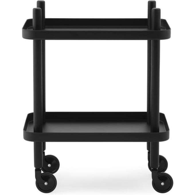Normann Copenhagen - Block Table serveerwagen - zwart/zwart