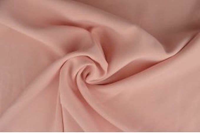 50 meter texture stof - Dusty roze - 100% polyester