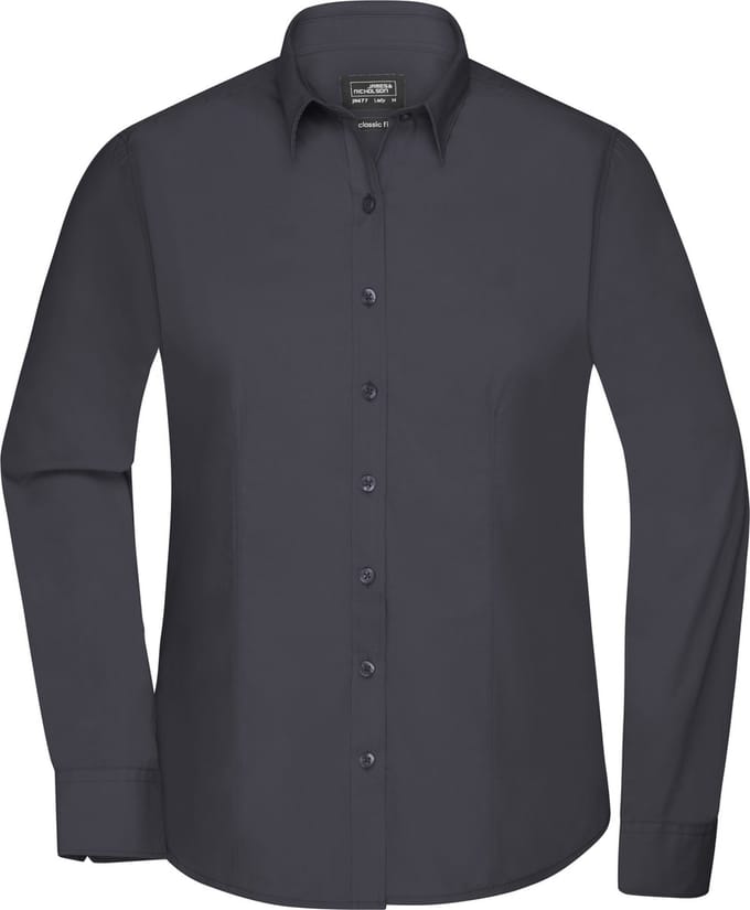 Daiber Blouse Dames Met Lange Mouwen (Carbon) Maat M