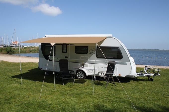 ESVO universele caravanluifel - 300 x 240 cm - polyester - beige