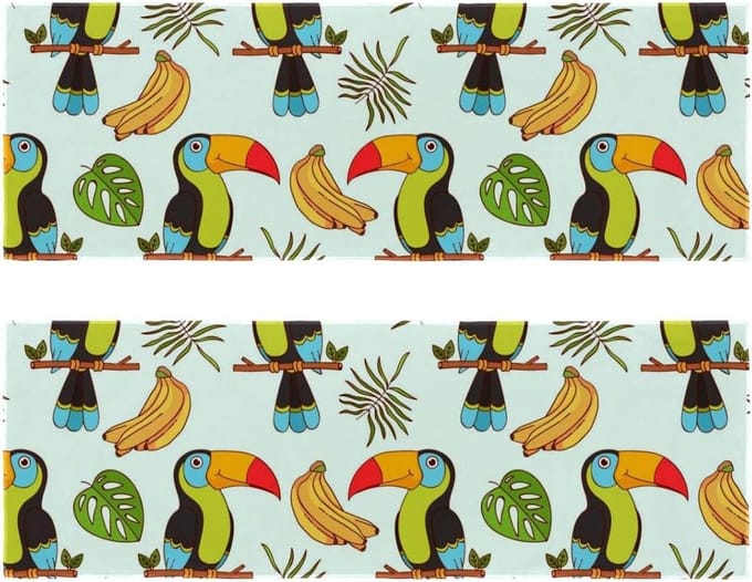 Microvezel Handdoeken - Sport Handdoek - Koel Blijven - Sneldrogend Absorberend - 2 Stuks 29x81cm - Multicolor