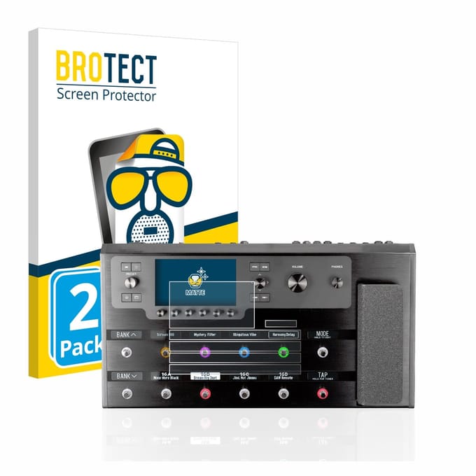 BROTECT - Screenprotector voor Line 6 Helix Floor - Folie Beschermfolie matte 2 Stuks
