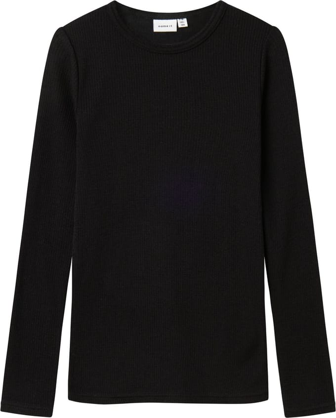 NAME IT - NKNWAX WOOL RIB LS TOP - Unisex - Lange mouwen shirts