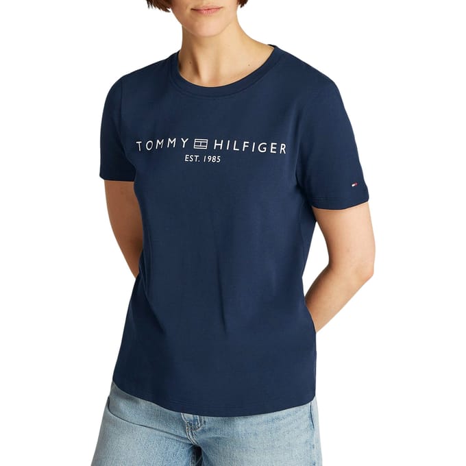T-shirt Korte Mouw Tommy Hilfiger Reg Corp Logo C-nk Ss