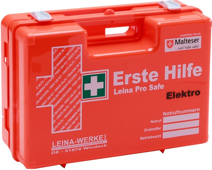 LEINA Eerste Hulp Koffer Pro Safe - Elektrisch