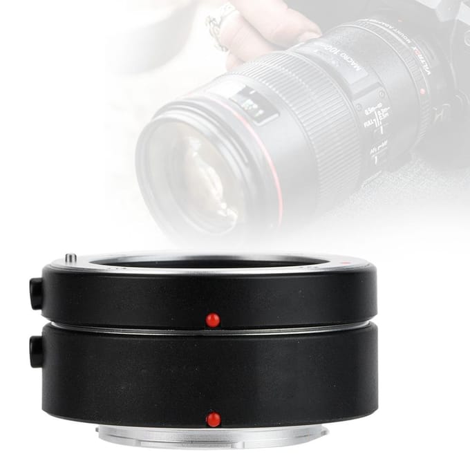 Aluminiumlegering Autofocus Lens Mount Adapter 10mm-16mm voor Panasonic Olympus M43 Camera black