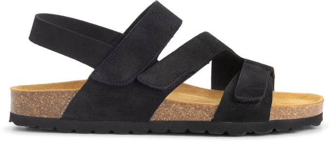 Travelin' Hedeby Heren - Sandalen - Suede - Zwart