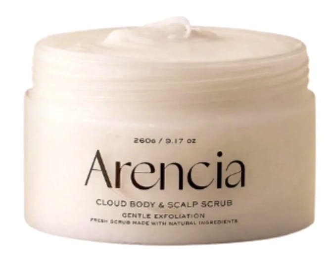 Arencia Fresh Cloud Body &amp; Scalp Scrub White Tea &amp; Neroli 260 g