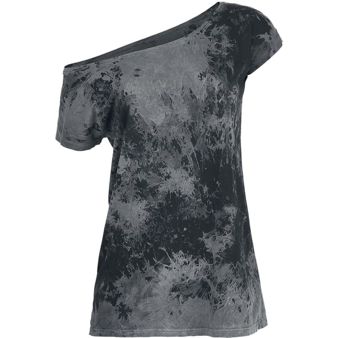 Outer Vision T-shirt - Marylin - S tot XL - voor Vrouwen - grijs