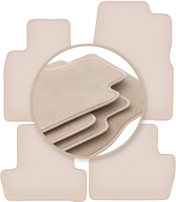 PREMIUM beige vloermatten voor: Mazda MX-30 crossover 2020-