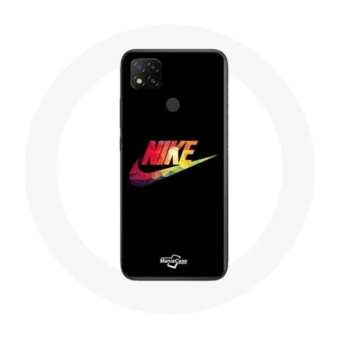 Coque - Maniacase - Xiaomi Redmi 9C - Souple - Nike Logo - Noir noir