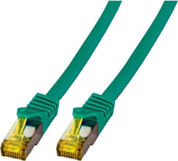 CAT6a sFTP kabel 0.25 meter Groen