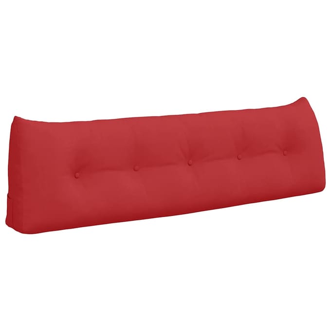 vidaXL - Rugkussen - Rood - 160 - x - 24 - x - 50 - cm - Stof