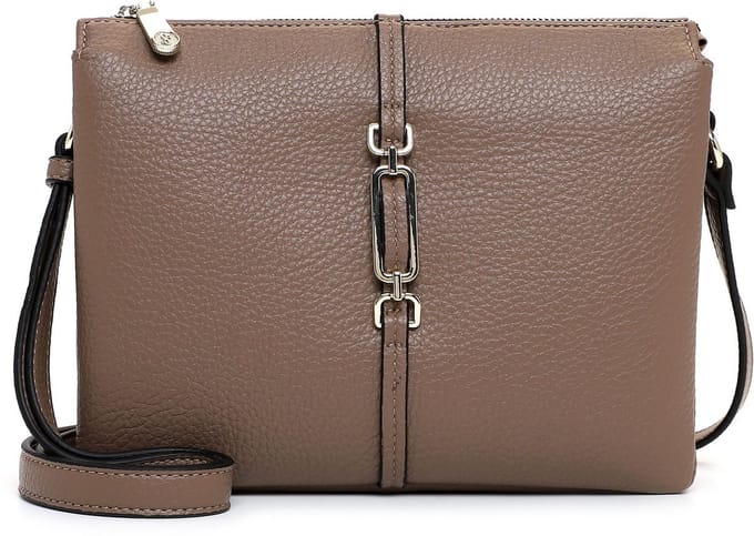 EMILY & NOAH Schoudertas E&N Lewe ( 65720 ) - Dames handtassen - taupe 900