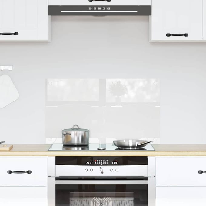 vidaXL - Keukenachterwand - Transparant - 70 - x - 40 - cm - gehard - glas