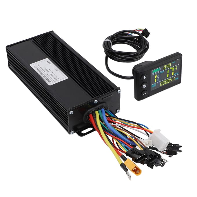 Elektrische Fiets Borstelloze Motor Controller Kit Professioneel S866 Kleurendisplay 40A Triple Mode black