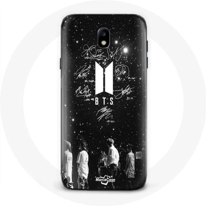 Coque - BTS - Samsung Galaxy J3 2017 - Souple - Noir - Membres BTS