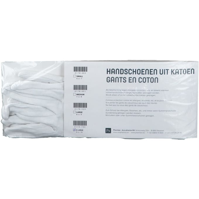 Pharmex Handschoenen Katoen X-Large 1